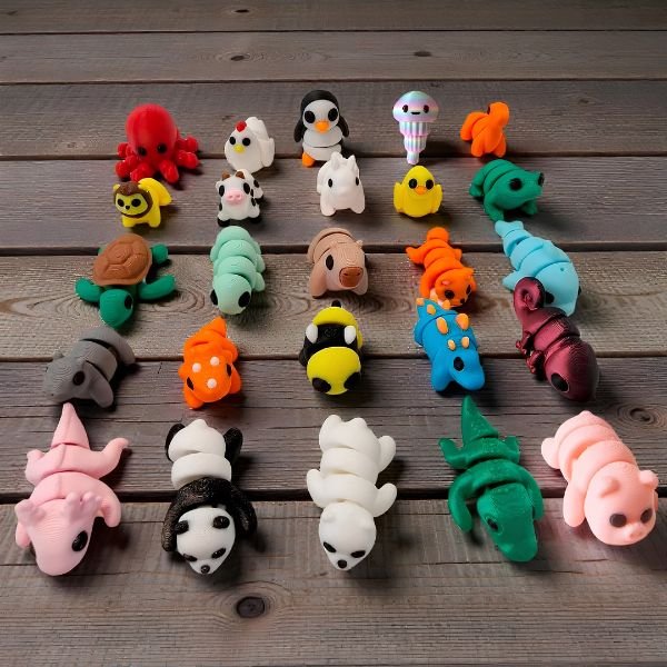 Kit Mini Animais Articulados Sortidos