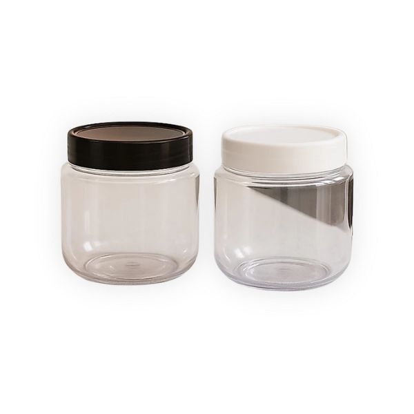 12 Potes Plásticos Transparentes
