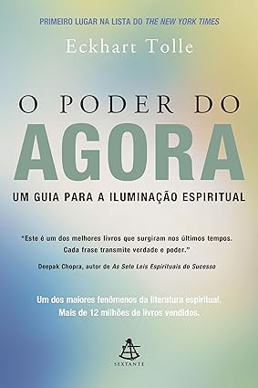 Capa do livro O Poder do Agora: Um guia para a iluminação espiritual